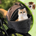 Dog Bike Basket Small Dog Car Seat with Front Pocket Puppy Car Seat for Small Dogs and Pets