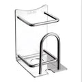 Sustainable Self Adhesive Stainless Steel 304 Electric Toothbrush Holder Wall Mounted Toothpaste Holder Metal Toothbrush Holder