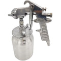 600ml Silver Cleaning Tool PQ-2 New Technology Air Spray Gun 8mm Nozzle 100mm Length Aluminium Alloy Plug Connection 1 Year