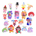 New Arrival Funny Style Doll Play Diy Accessories Clown Resin Charms for Phone case Keyring