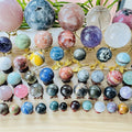 Wholesale Natural Healing Crystal Ball Pink Rose Clear Smoky Quartz Amethyst Citrine Sphere for Decoration
