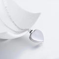 China Supplier Wholesale Luxury Jewellery Charm Fashion Cremation Jewelry 925 Sterling Silver Heart Urn Pendant Necklace