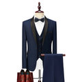Wholesale Men's Casual Business Lattice Suit West Trousers Two-piece Work Clothes Men Coat Suit