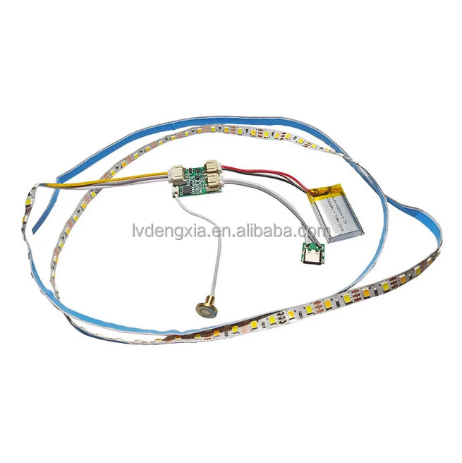 Dimmer Effect Touch Sensor Switch triple color Led strip Lights with Rechargeable Battery for LED photo shadow box