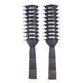 Men's Anti-Static Nine-Row Ribs Comb Plastic Vent Hair Care Salon Brush for Curly Hair Styling Home Use