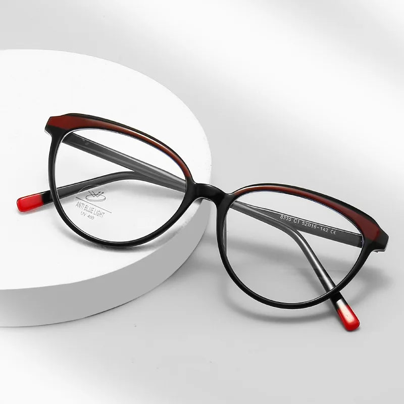Cat Eye Frame Anti Blue Light Blocking Women Eye Glasses Eyeglasses