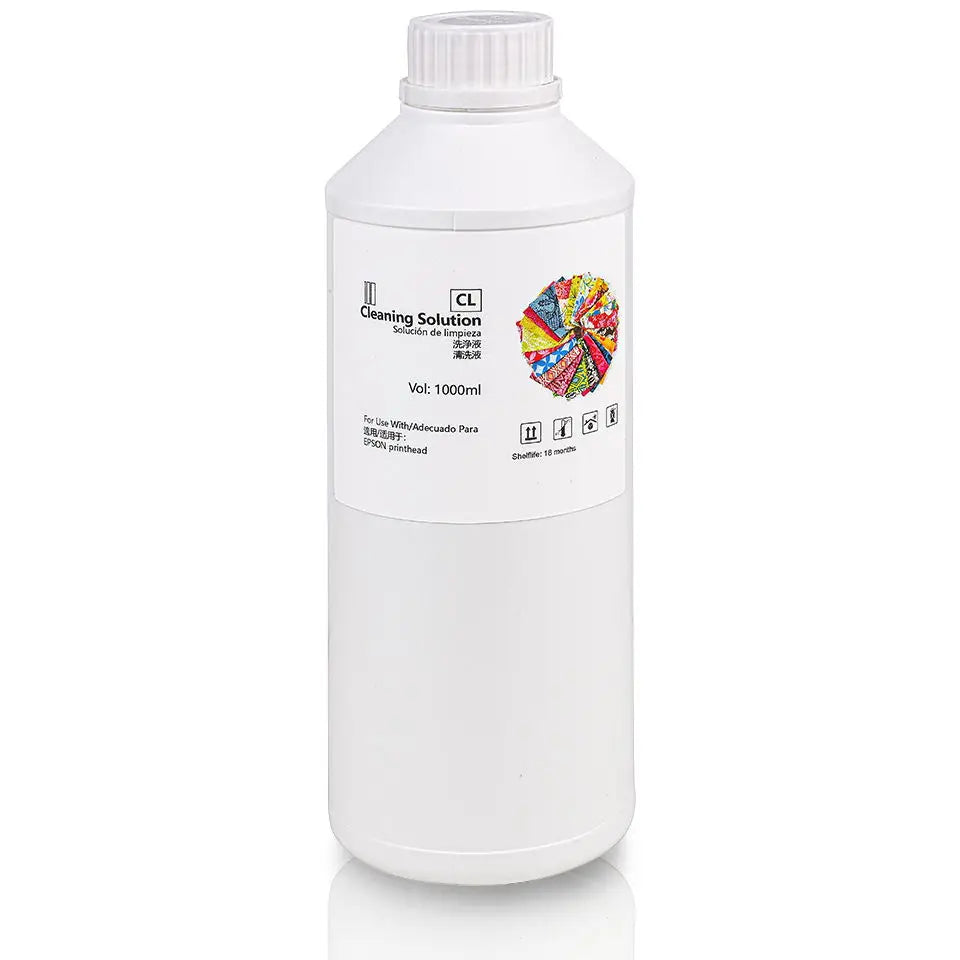 1000ML/Bottle DTG Textile White Ink 100% Compatible With Original Ink DTG Pretreatment Liquid/Cleaning Solution Available
