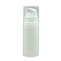 2024 Hot Selling New Trend White Black Serum Lotion Skincare Empty Cosmetic Packaging 250ml Airless PP Bottle Pump Loose Powder