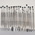 Professional 420 Stainless Steel Nail Pusher Cutter Remover Dead Skin Salon Quality Scraper Durable Metal Nail Cuticle Pusher