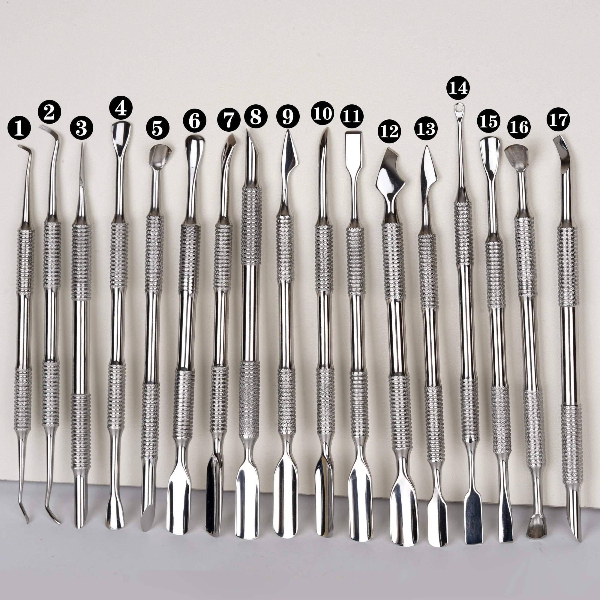 Professional 420 Stainless Steel Nail Pusher Cutter Remover Dead Skin Salon Quality Scraper Durable Metal Nail Cuticle Pusher