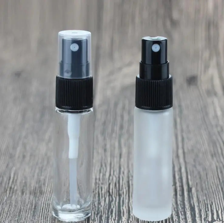 10ml clear Frosted Glass Spray Bottle for Perfume