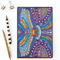 A-008 Handmade Adults Diary Diamond Embroidery Cross Stitch Craft Gifts 3D/5D DIY Crystal Diamond Painting Notebook