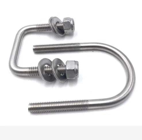 M10 U Bolt 2894 Ubolt Stainless Steel Grade 8.8 Drop Forged for Pipe Clamp and Structural Fastening