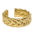 Fine 18k Gold Wheat Sterling Rings Braded for Women 925 Sterling Silver Fashion Girls Adjustable Ring Designer Custom Jewelry