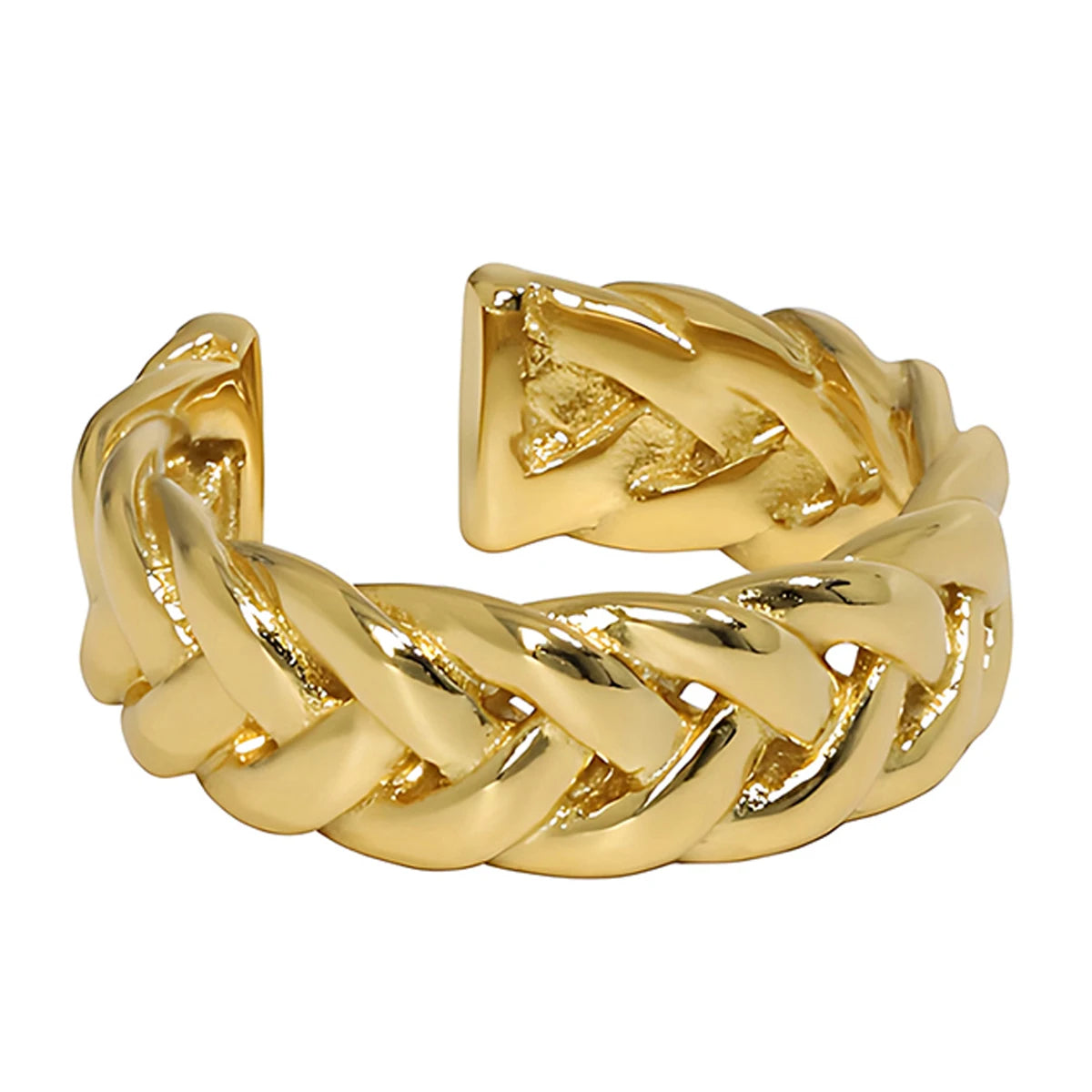 Fine 18k Gold Wheat Sterling Rings Braded for Women 925 Sterling Silver Fashion Girls Adjustable Ring Designer Custom Jewelry