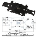 Miniature Solid State Relay Low Contact Load Epoxy Power Supply Installation Bracket Electrical Rail Clip DIN Rail Metric Clamps