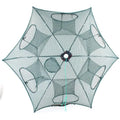 Folded Portable 6 Hole Automatic Fishing Shrimp Trap Fishing Net