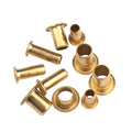 20/50/100PCS M0.9 M1.3 M1.5 M2 M2.5 M3 M4 Tubular Rivets Double-sided Circuit Board PCB Nails Copper Hollow Rivet Nuts GB876