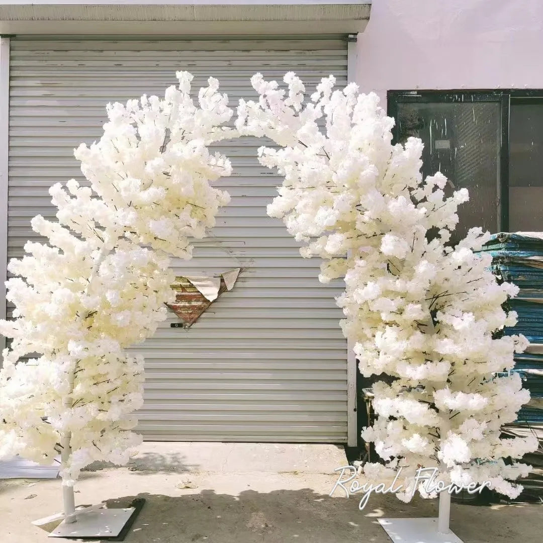 Customized Artificial Trees Real Touch Outdoor Decorative Artificial Cherry Blossom Tree for Wedding Centerpiece Decoration