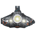 BORUIT High Power Headlamp Waterproof Hunting Head Light for Hiking 3 LED RJ-3000 Headtorch 18650 Rechargeable