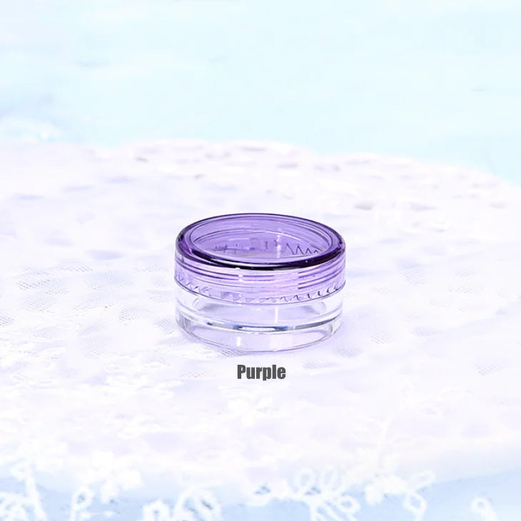 2g 3g 5g Small Round Sample Cosmetic Containers Empty Makeup Face Cream Jar Lip Gloss Tubes