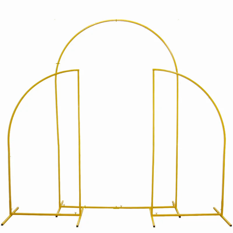 3 Pcs/set Metal Wedding Arch Irregular Flower Stand Birthday Background Balloons Decorative Shelf