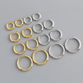 Hot Selling Classic Simple Cute Design 925 Sterling Silver Huggie Earrings EH1186