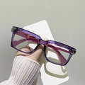 New Arrival Vintage Rectangle Frame Women's Optical Eyewear Clear PC Reading Glasses Blue Light Blocking