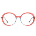 Bellestron Acetate High Quality Colorful Round Frame Eyeglasses Two Color Fashion Eyewear Model 1471 Unisex Without Spring Hinge