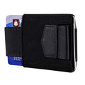Wholesale Fashion Business Gift Front Pocket Personalized Custom Pull Tab Slim Wallet Card Holder With RFID