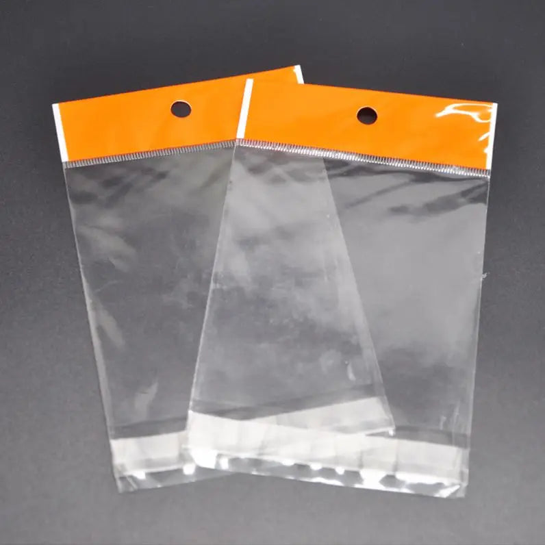 Custom Logo Clear Transparent Moisture Proof Square Bottom Polybag Self-Adhesive OPP Plastic Packaging Bag for Sugar Food