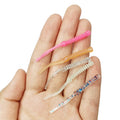 NewBility 55mm 0.2g Wholesale High Elasticity Soft Worm Artificial TPR Fishing Lure Luminous Fishing Bait
