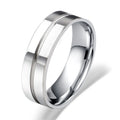 Factory Wholesale Hot Selling Fashion Stainless Steel  Couple Ring Birthday Wedding Engagement  Ring Jewelry