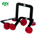 Factory Custom Logo Aluminum Black Golf Training Aids 3-Piece Pack Differently Sized Golf Putting Gate Set Indoor Outdoor