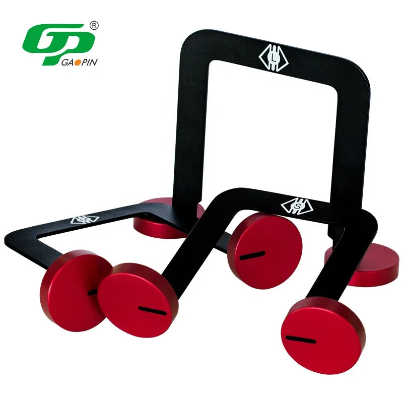 Factory Custom Logo Aluminum Black Golf Training Aids 3-Piece Pack Differently Sized Golf Putting Gate Set Indoor Outdoor