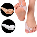 Hot Selling Silicone Bunion Corrector Soft comfort Toe Separators Hallux Valgus Orthotics with Two Holes Bunion Guard Pad