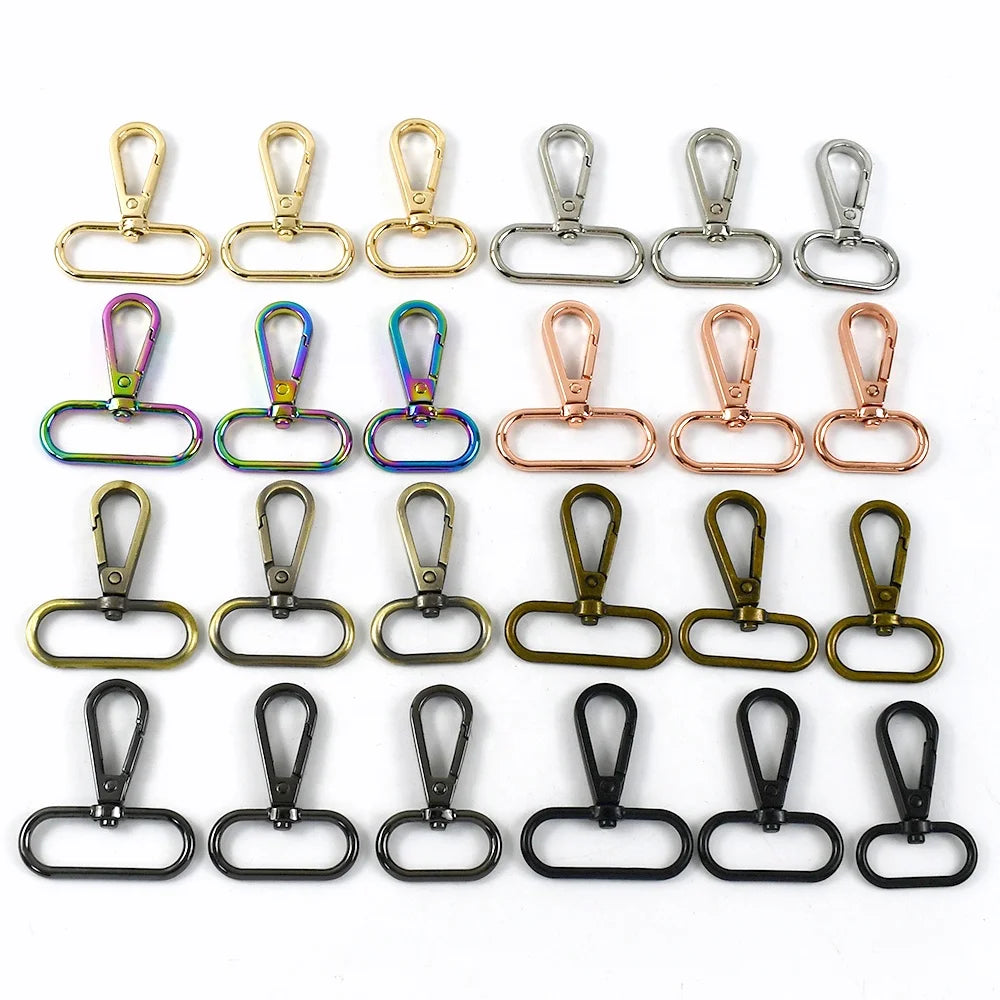 Meetee F4-1 16-50mm Alloy Dog Buckle Backpack Shoulder Strap Rotating  Hook Buckle Women's Bags Chain Swivel Clasp Snap Buckles
