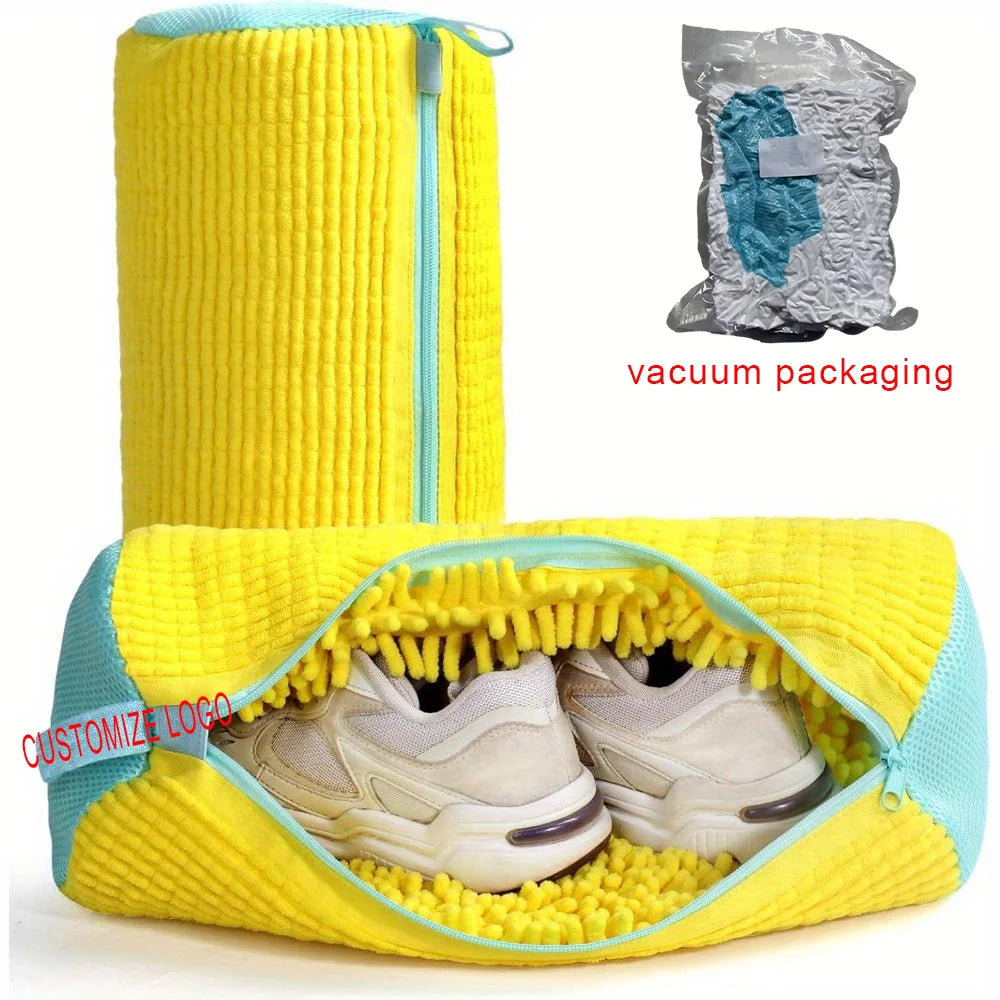 360Â° Cleaning&Protection Anti-Deformation Laundry Shoe Bag for Washer and Dryer for Washing Machine Reusable Shoe Cleaning Bag