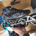 SeeMore Professional Boys Girls Adults Carbon Fiber Boots Inline Skating Speed Skates Shoes