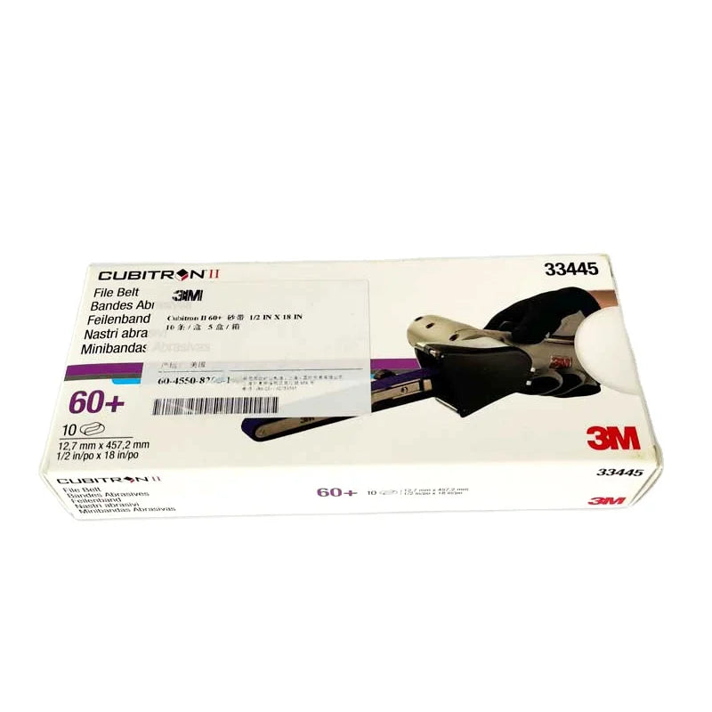Original 3M33445 Abrasive Belt Paper 60 Mesh Car Grinding Rust Removal and Painting Pretreatment Pneumatic Belt Machine