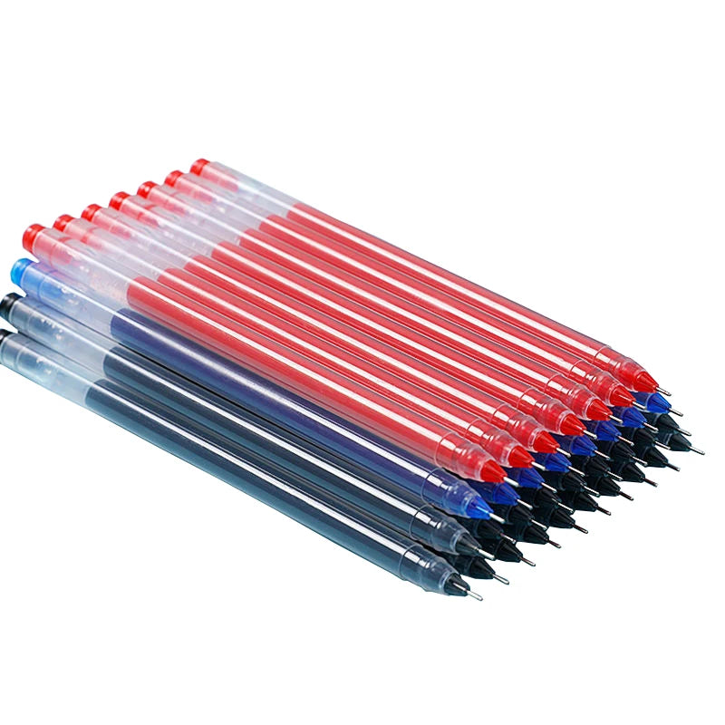 Large Capacity Gel Pen Needle Tube Carbon 0.5mm for Student Exam Office Signature Pen