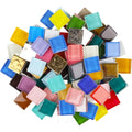 1.5 cm Crystal Glass Mosaic Tile Modern Interior Wall for Home Deco and DIY Craft Art Hobby