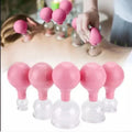 Wholesale Glass Massage Cupping Set Silicone Body Suction Cup Body Cupping Therapy Massager 5 in 1 Facial Cupping Cups