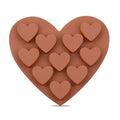 Factory Directly Supply Soft Sweets Economical and Practical Chocolate Molds Heart Shaped Silicone Molds with 100% Safety