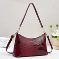 Durable Marble Exotic Pu Leather Ladies Party Single Handbag with a Chain