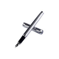 Advertisement Promotion Pens Cute Stationery Metal Retractable Fountain Pen Gold Silver Ink Pen in Stock