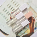 5ml White Frosted Clear Square Empty Plastic Lip Gloss Tube DIY Custom Logo Liquid Foundation Concealer Cosmetic Packaging