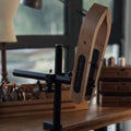 Hand Sewing Black Walnut Clip Leather Craft Fixture Ash Wood Leather DIY Stitching Fixation Tools MAXITA Stitching Pony
