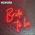 2026 WOWORK 3Dwaterproof RGBW 12v Customized Acrylic Illuminated Wedding Favors Flexible Neon Signs for Marriage and Proposal