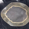 Cheaper Durable Fine Mono Basewith Pu Around Men Toupee Human Hair Replacement System Man Wig Hair Piece